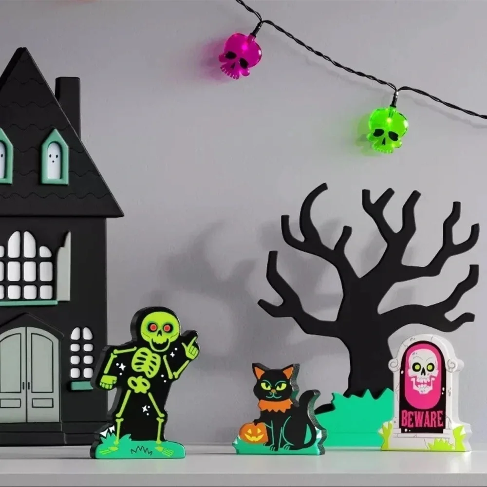 Target Halloween Decor Set - Black, Green, Orange
